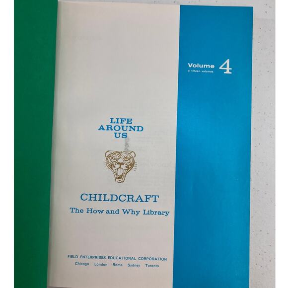 Vintage Childcraft Life Around Us How And Why Library Children's Encyclopedia - Picture 6 of 12